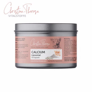 Liposomales calcium für starke knochen in kapseln von vitalstoffe christina theresa in dunkler dose