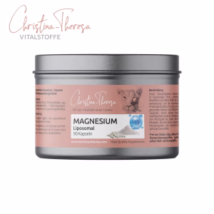 Liposomales magnesium in kapseln mit logo von vitalstoffe christina theresa