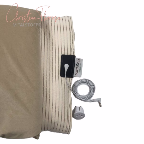Earthing® Schal, kuscheliger Überwurf mit EU-Verbindungsset – Bild 4