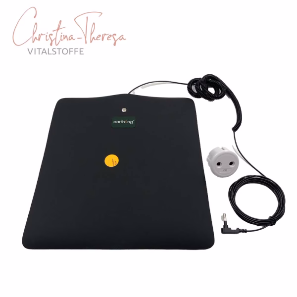 Earthing® Automatte mit Verbindungsspiralkabel und Krokodilklemme – Bild 2