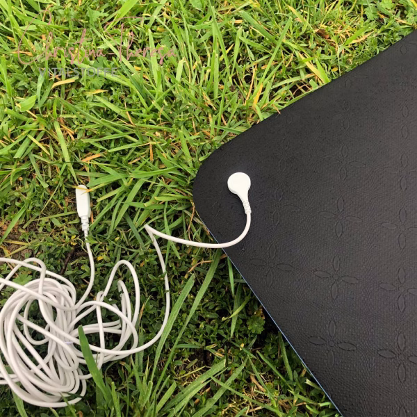 Earthing Yoga-Erdungsmatte | mit Transporttasche aus Öko-Baumwolle – Bild 5