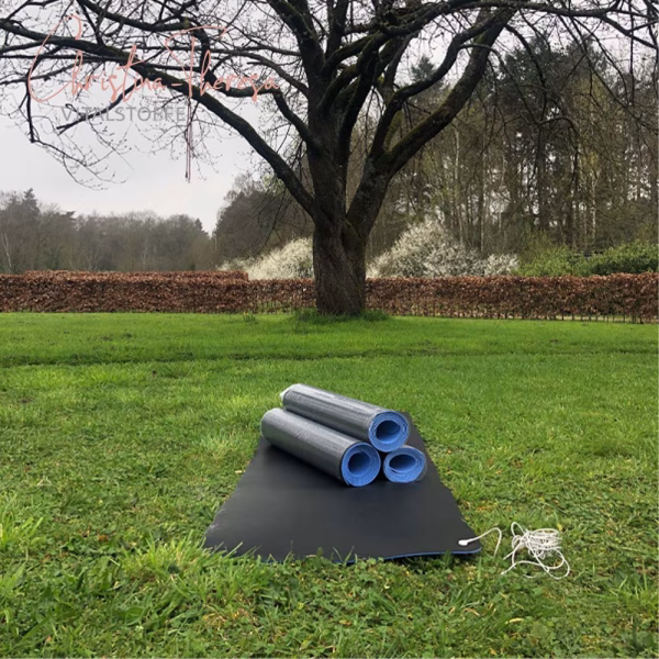 Earthing Yoga-Erdungsmatte | mit Transporttasche aus Öko-Baumwolle – Bild 2